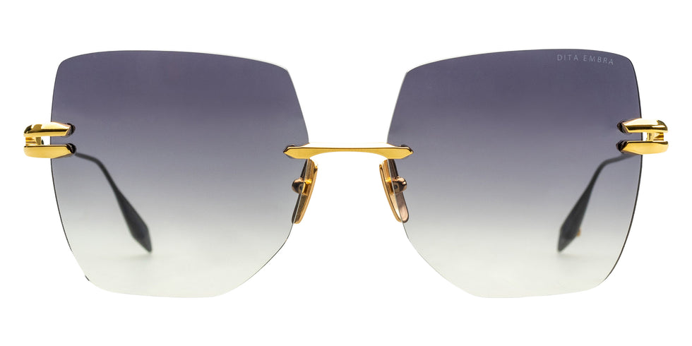 Dita® EMBRA Sunglasses DT DTS155-A-01 58 - Yellow Gold/Black Rhodium