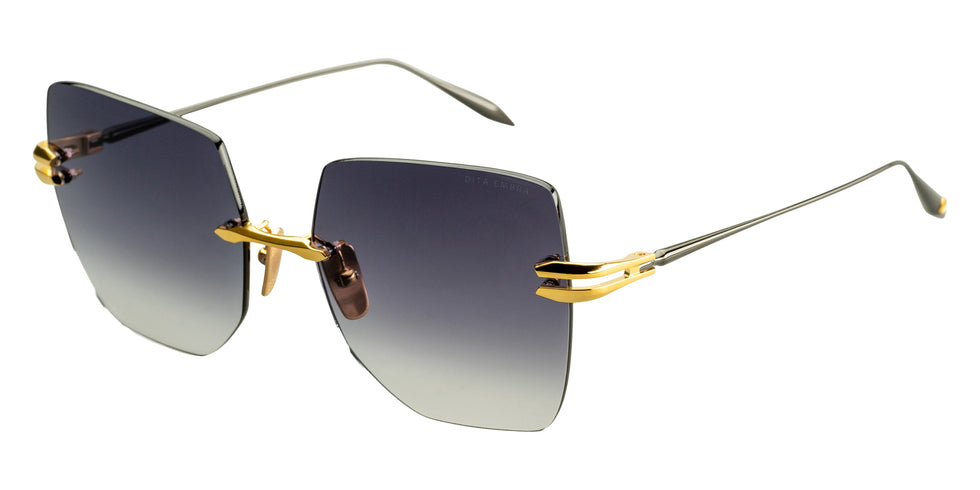 Dita® EMBRA Sunglasses DT DTS155-A-01 58 - Yellow Gold/Black Rhodium
