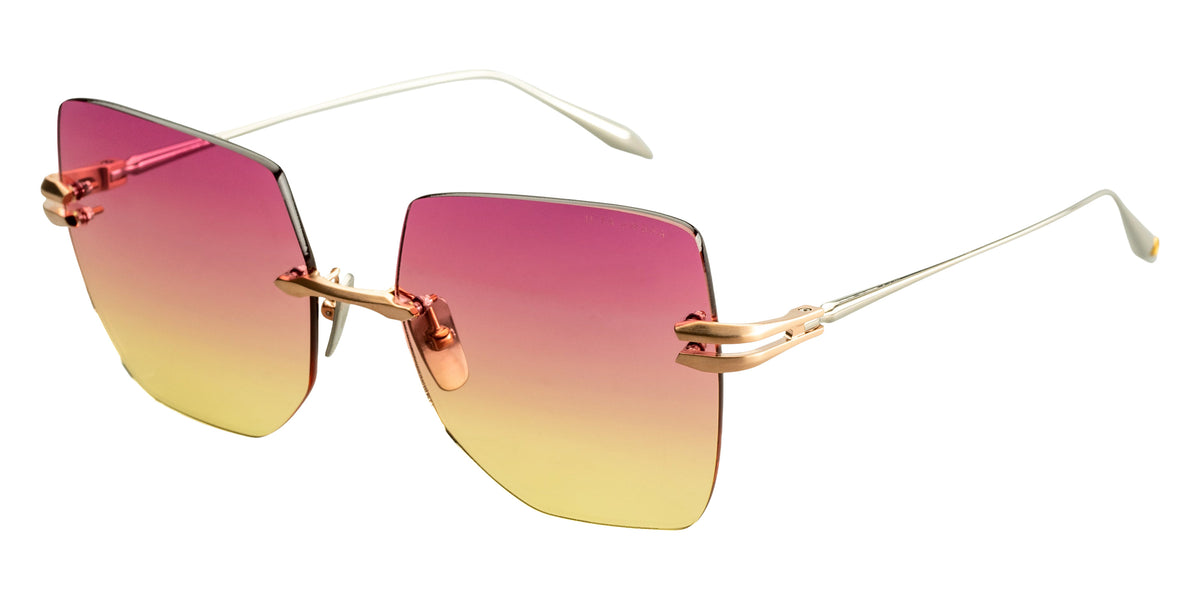 Dita® EMBRA Sunglasses DT DTS155-A-02 58 - Brushed Rose Gold/Silver