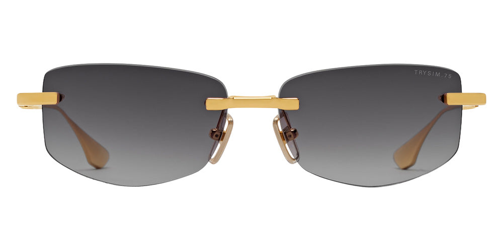 Dita® TRYSIM.75 Sunglasses DT DTS182-A-01 56 - Yellow Gold