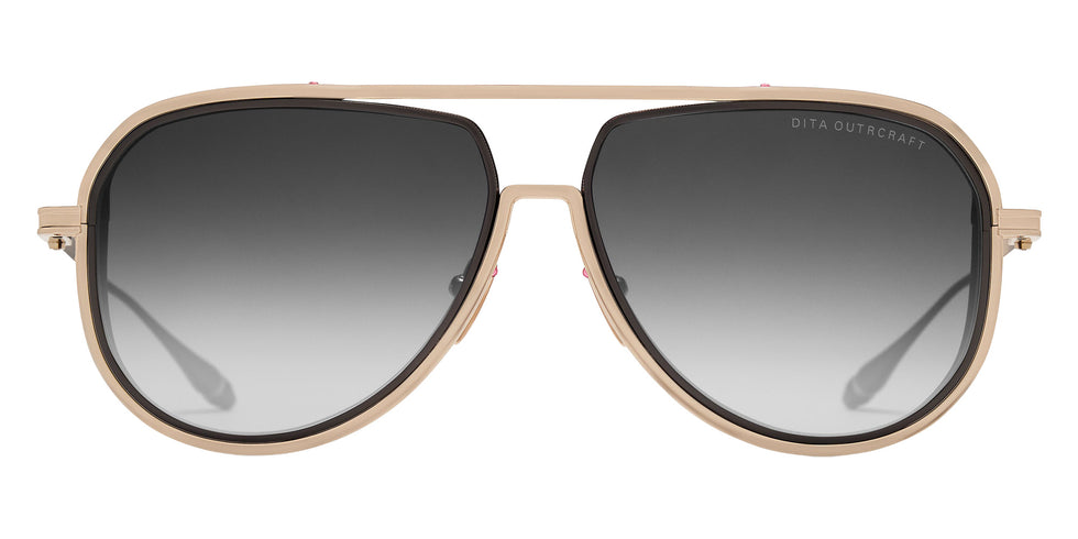 Dita® OUTRCRAFT Sunglasses DT DTS188-A-01 59 - White Gold/Black Iron