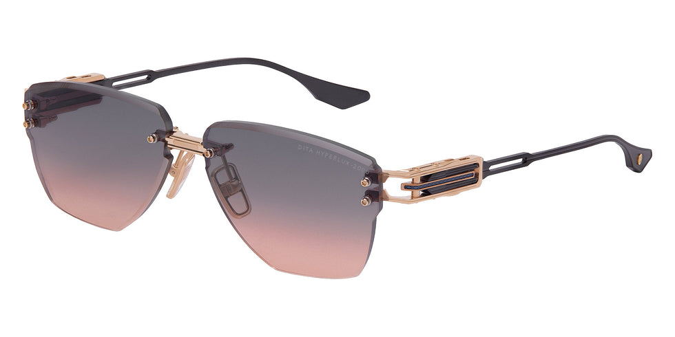 Dita® HYPERLUX-2000 Sunglasses DT DTS197-A-03 58 - Rose Gold/Blue/Black Iron