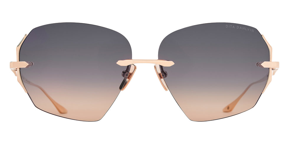 Dita® DAHLVIN Sunglasses DT DTS200-A-02 58 - Rose Gold