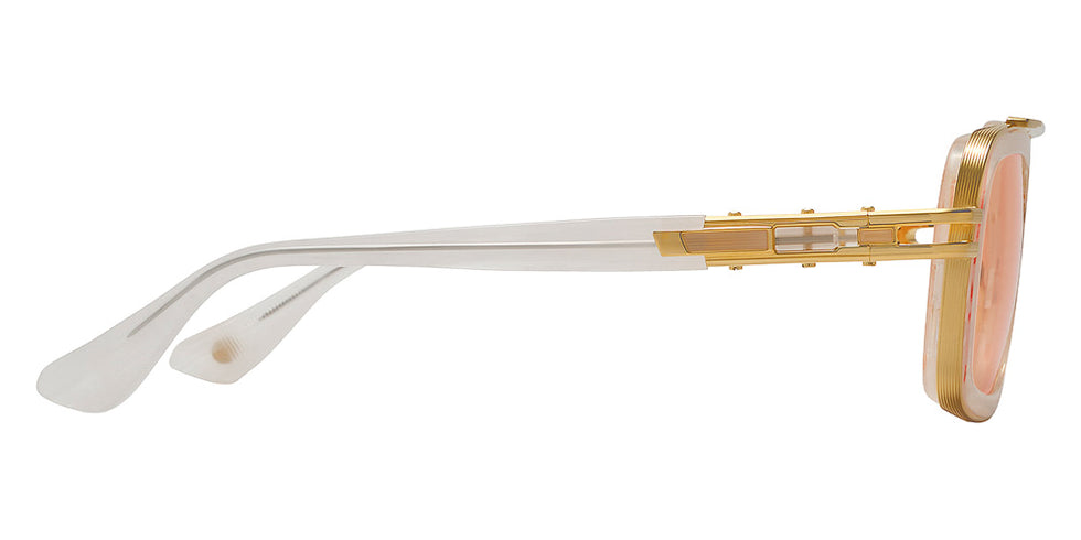 Dita® LXN-EVO Sunglasses DT DTS403-A-06 54 - White Swirl/Yellow Gold