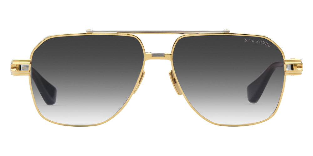 Dita® KUDRU Sunglasses DT DTS436-A-01 61 - Yellow Gold/Antique Silver