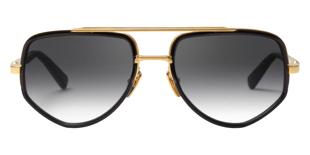 Dita® MACH-X Sunglasses DT DTS463-A-01 55 - Black Glass/Matte Yellow Gold