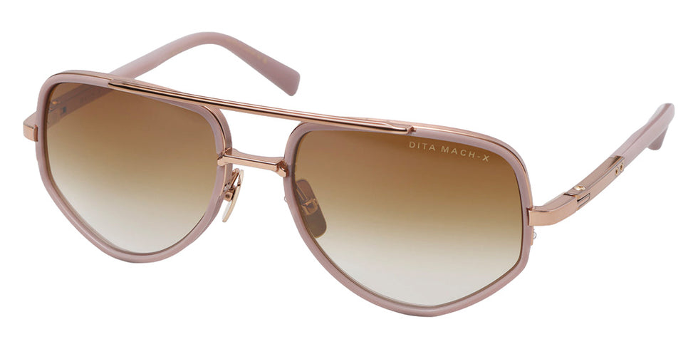 Dita® MACH-X Sunglasses DT DTS463-A-02 55 - Twilight Mauve/Rose Gold