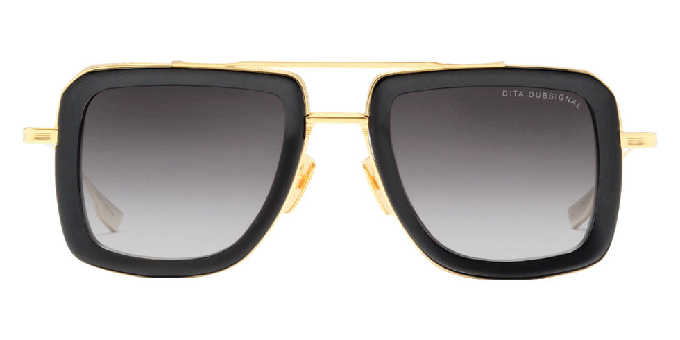 Dita® DUBSIGNAL Sunglasses DT DTS465-A-01RO 52 - Yellow Gold/Black
