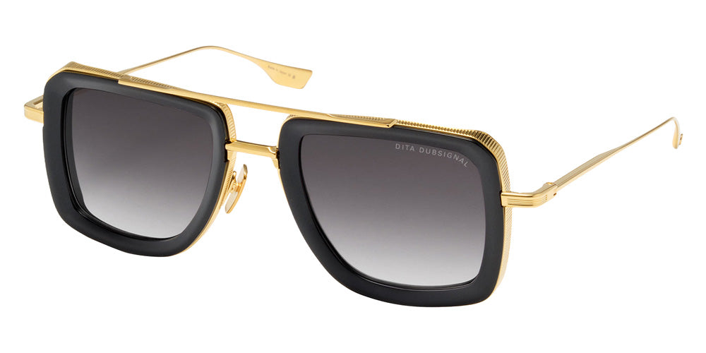 Dita® DUBSIGNAL Sunglasses DT DTS465-A-01RO 52 - Yellow Gold/Black
