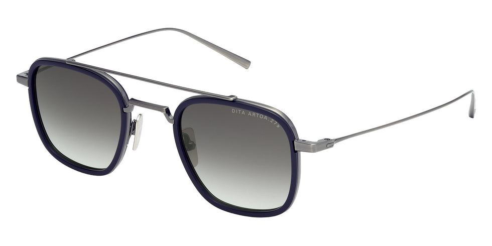 Dita® ARTOA.27x Sunglasses DT DTS474-A-01 47 - Antique Silver/Navy