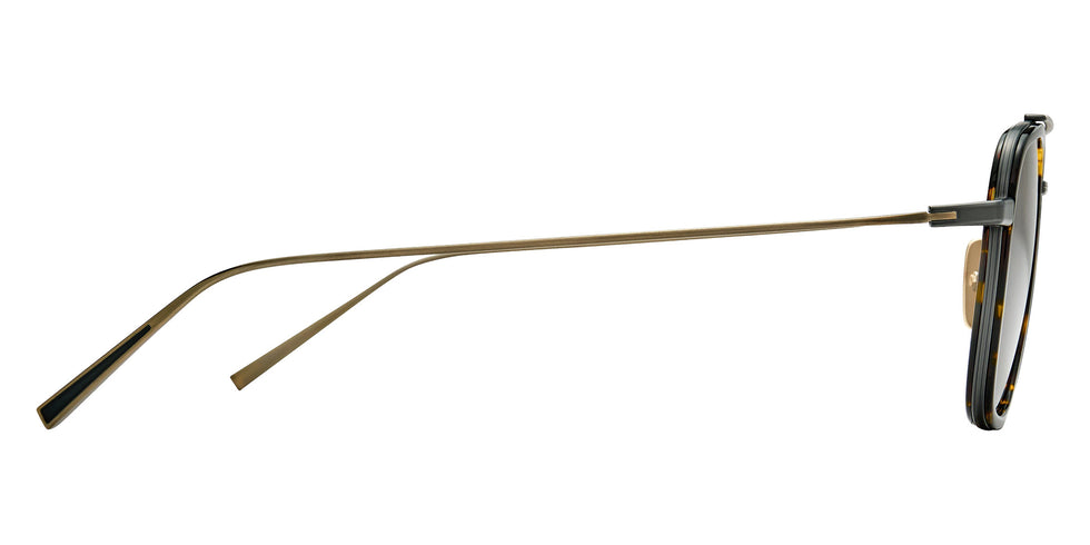 Dita® ARTOA.27x Sunglasses DT DTS474-A-02 47 - Black Iron/Dark Tortoise/Antique Yellow Gold
