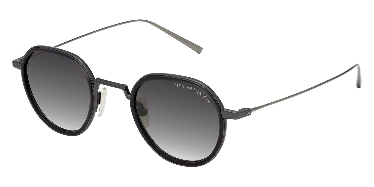 Dita® ARTOA.82x Sunglasses DT DTS475-A-02 45 - Black Iron/Ink Swirl/Antique Silver