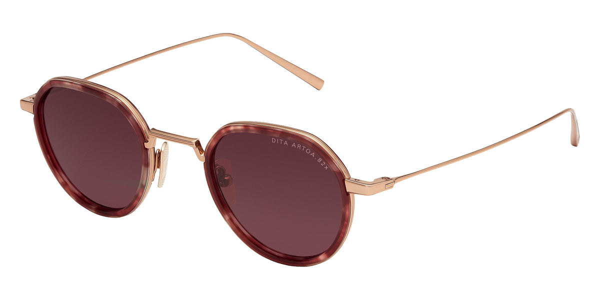 Dita® ARTOA.82x Sunglasses DT DTS475-A-03 45 - Rose Gold/Rose Tortoise