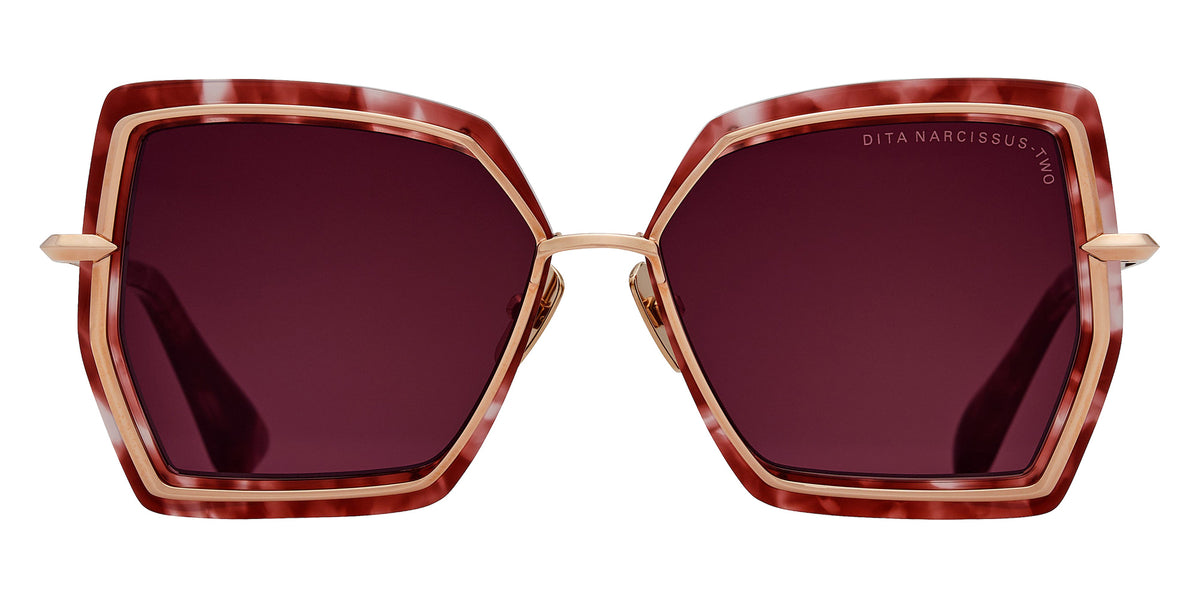 Dita® NARCISSUS-TWO Sunglasses DT DTS479-A-02 54 - Rose Gold/Rose Tortoise