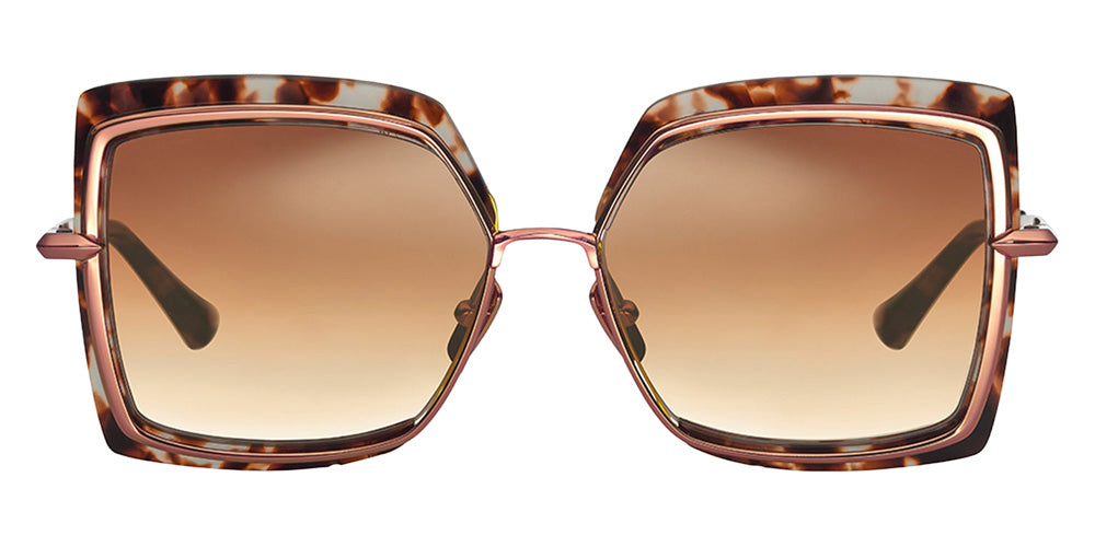 Dita® NARCISSUS Sunglasses DT DTS503-58-02-Z 58 - Cream Tortoise/Rose Gold