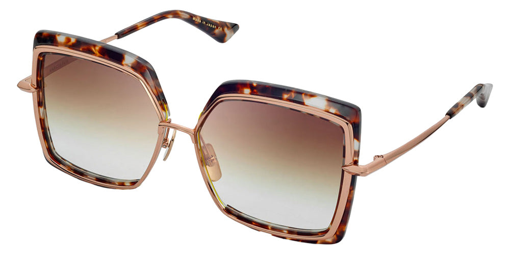 Dita® NARCISSUS Sunglasses DT DTS503-58-02-Z 58 - Cream Tortoise/Rose Gold