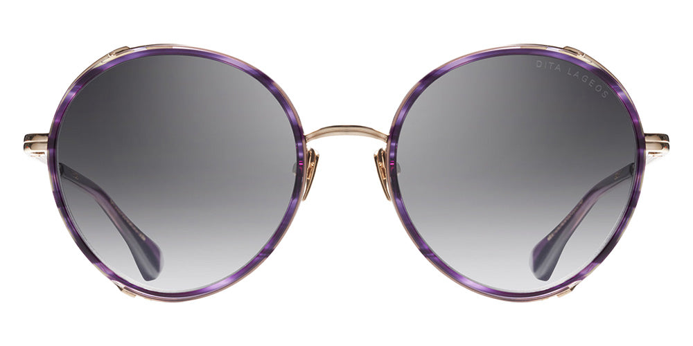 Dita® LAGEOS Sunglasses DT DTS532-52-02-Z 52 - Dark Lavendar/White Gold