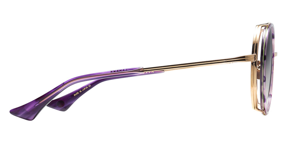 Dita® LAGEOS Sunglasses DT DTS532-52-02-Z 52 - Dark Lavendar/White Gold