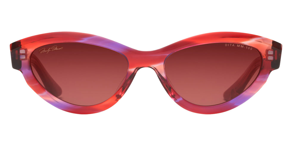 Dita® MM.100 x Marilyn Monroe Sunglasses DT DTS742-A-02 53 - Dreamy Red Swirl
