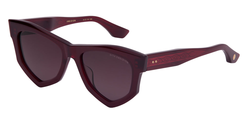 Dita® OBSIDION Sunglasses DT DTS755-A-03 52 - Hazy Maroon