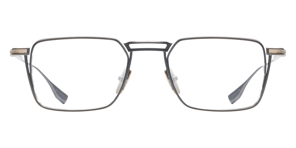 Dita® LINDSTRUM Eyeglasses DT DTX125-51-03-Z 51 - Black Iron/White Gold