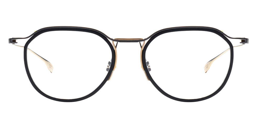 Dita® SCHEMA-TWO Eyeglasses DT DTX131-49-02-Z 54 - Black Iron/Gold