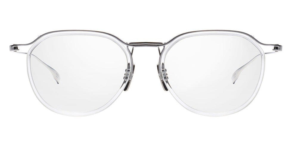 Dita® SCHEMA-TWO Eyeglasses DT DTX131-49-03-Z 54 - Antique Silver/Crystal Clear