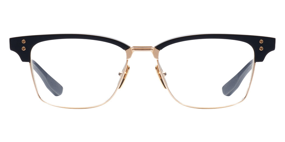 Dita® STATESMAN-SIX Eyeglasses DT DTX132-55-02-Z 55 - Matte Black/White Gold/Matte Black