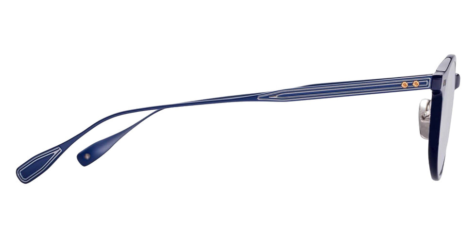 Dita® ASH (+) Eyeglasses DT DTX148-A-03 47 - Matte Navy/Silver/White Gold