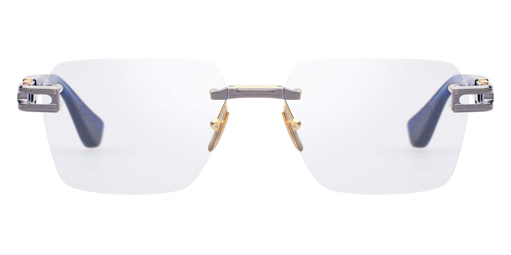 Dita® META-EVO Rx Eyeglasses DT DTX154-A-02 56 - Antique Silver Blue Swirl