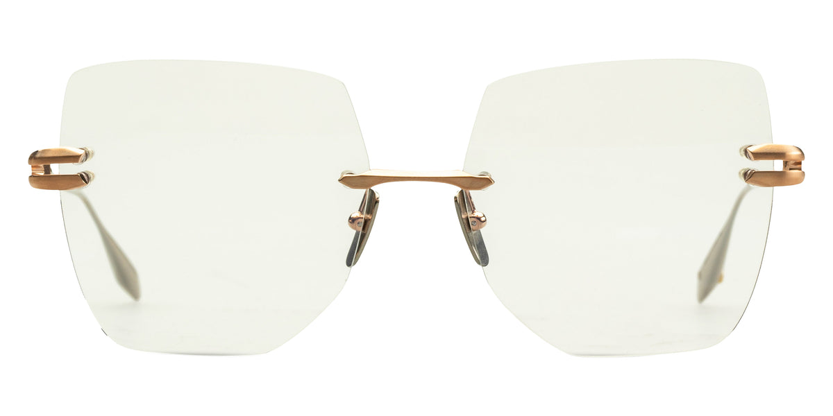 Dita® EMBRA OPTICAL Eyeglasses DT DTX155-A-02 58 - Brushed Rose Gold/Silver