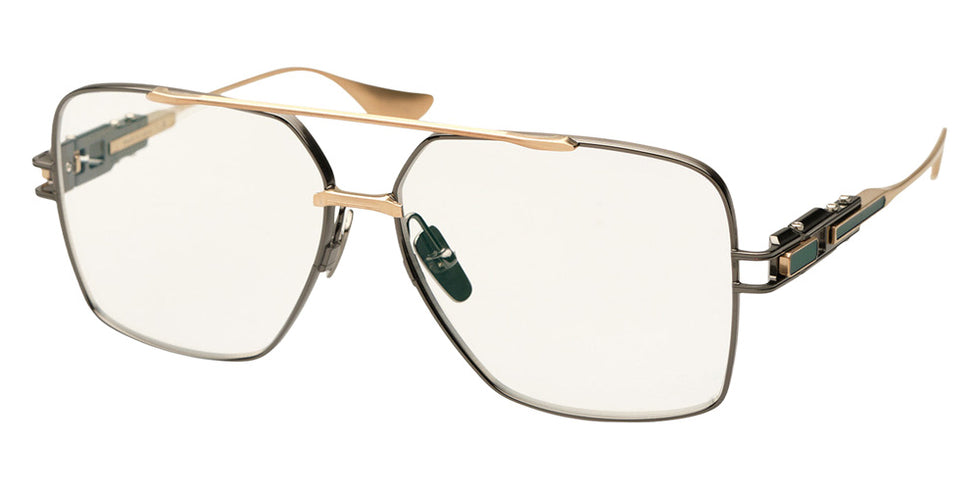 Dita® GRAND-EMPERIK Eyeglasses DT DTX159-A-03 61 - Black Rhodium/Brushed White Gold