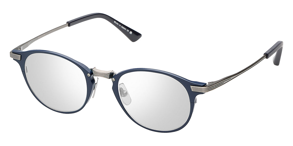 Dita® RADICON Eyeglasses DT DTX166-A-03 48 - Matte Navy/Antique Silver
