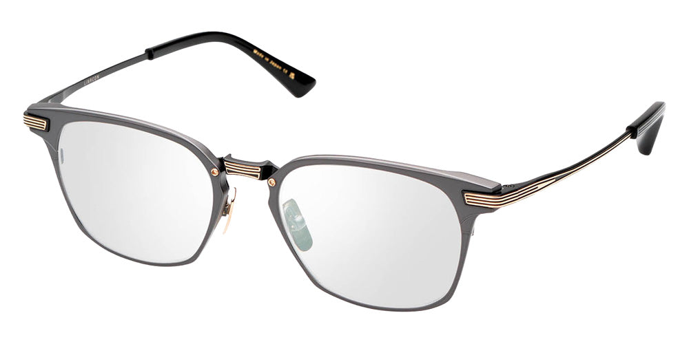 Dita® LINRCON Eyeglasses DT DTX167-A-01 52 - Black Iron/Yellow Gold