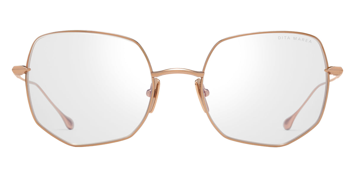 Dita® MAREA Eyeglasses DT DTX192-A-03 53 - Rose Gold/Twilight Mauve