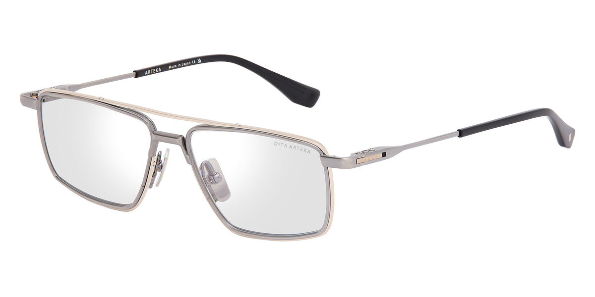 Dita® ARTEKA Eyeglasses DT DTX199-A-02 54 - White Gold/Antique Silver