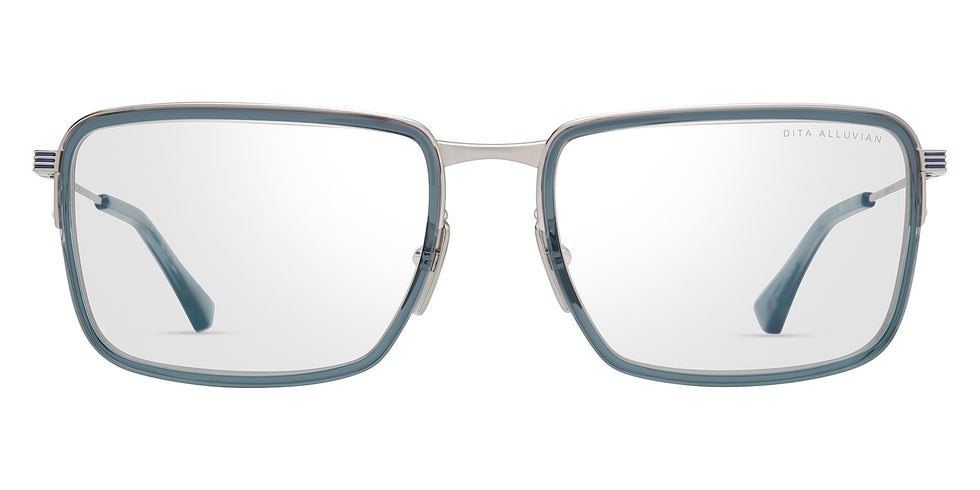 Dita® ALLUVIAN Eyeglasses DT DTX201-A-03 54 - Crystal Blue/Silver