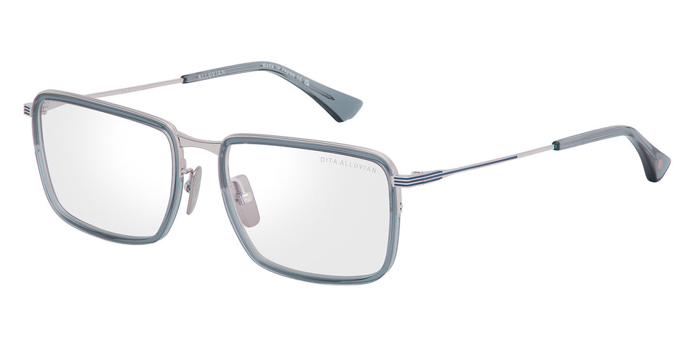 Dita® ALLUVIAN Eyeglasses DT DTX201-A-03 54 - Crystal Blue/Silver