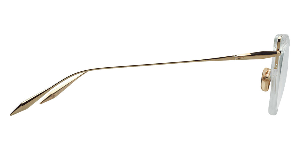 Dita® AMORLY Eyeglasses DT DTX408-A-02 52 - Crystal Clear/White Gold