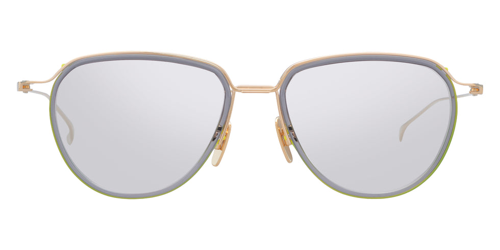 Dita® SCHEMA-THREE Eyeglasses DT DTX421-A-01 52 - White Gold/Grey Crystal