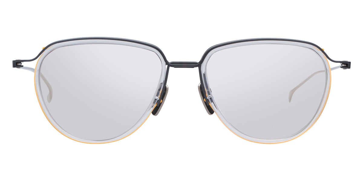 Dita® SCHEMA-THREE Eyeglasses DT DTX421-A-03 52 - Black Iron/Crystal Clear