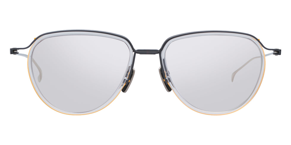 Dita® SCHEMA-THREE Eyeglasses DT DTX421-A-03 52 - Black Iron/Crystal Clear