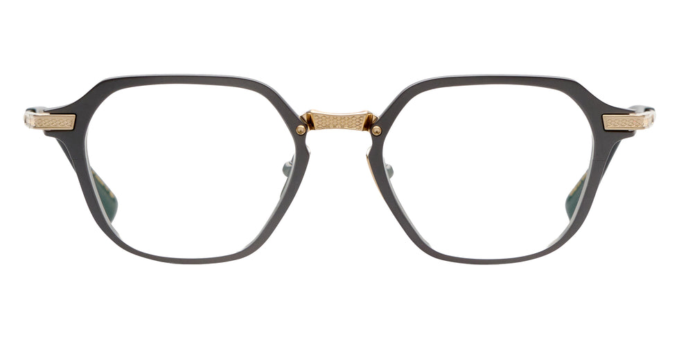 Dita® UNION-THREE Eyeglasses DT DTX425-A-03 50 - Black Iron/Antique White Gold
