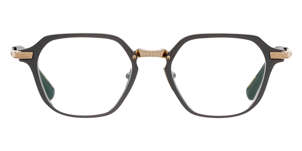 Dita® UNION-THREE Eyeglasses DT DTX425-A-05 50 - Black Iron/White Gold