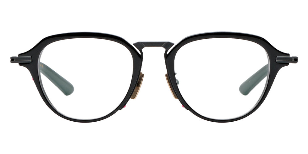 Dita® AEGEUS-THREE Eyeglasses DT DTX447-A-01 50 - Black/Matte Black/White Gold