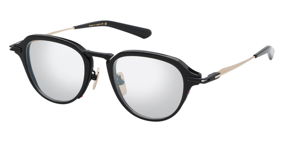 Dita® AEGEUS-THREE Eyeglasses DT DTX447-A-01 50 - Black/Matte Black/White Gold