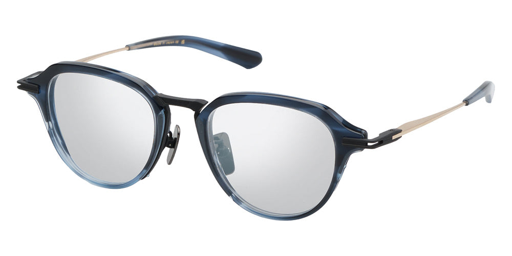 Dita® AEGEUS-THREE Eyeglasses DT DTX447-A-03 50 - Indigo Swirl/Matte Black