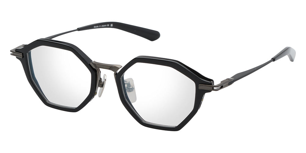 Dita® AEGEUS-FOUR Eyeglasses DT DTX448-A-01 50 - Black/Brushed Black Palladium