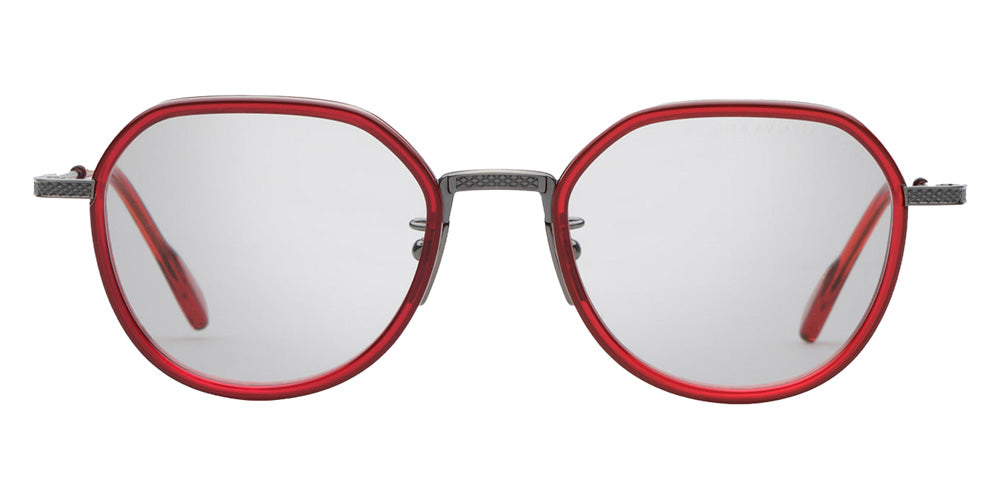 Dita® AVIATIA-FOUR Eyeglasses DT DTX453-A-03 49 - Ruby Crystal/Antique Dark Gun