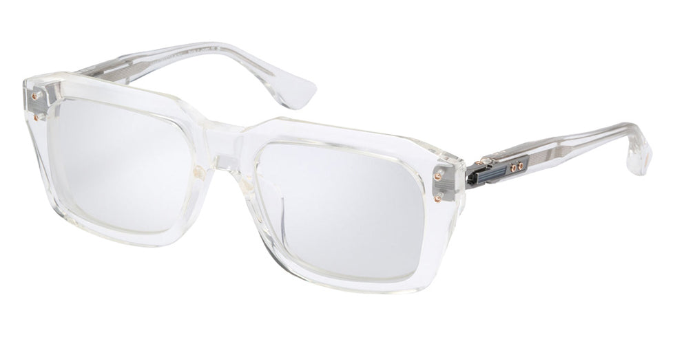 Dita® GRANDMASTER-NINE Eyeglasses DT DTX464-A-03 54 - Crystal Clear/Antique Silver